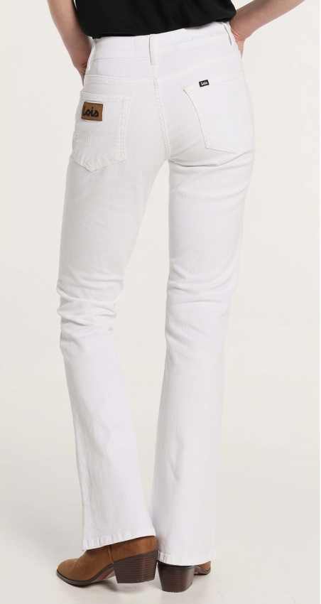 VAQUERO BLANCO MUJER ABBA FLARE LOIS 138026