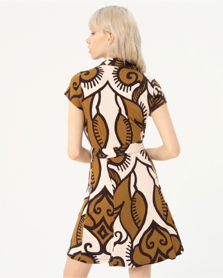 VESTIDO CORTO ESTAMPADO SURKANA 524TICE716