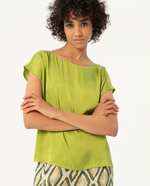 BLUSA LISA RASO CUELLO BARCO SURKANA 524ESSA122 2