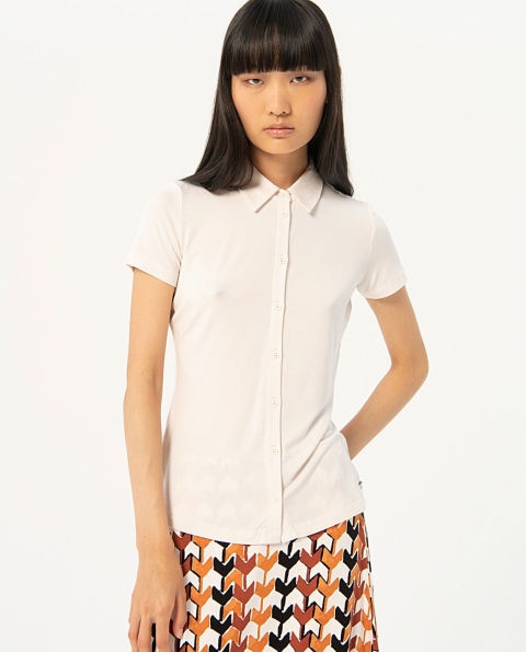 BLUSA LISA CAMISERA ABIERTA SURKANA 514ESBU112 2