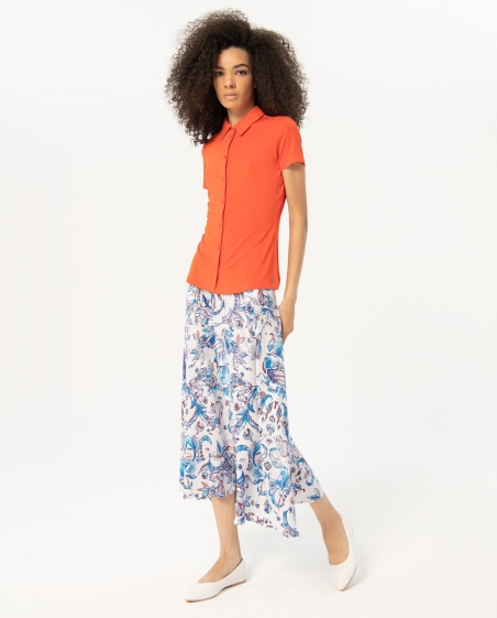 BLUSA LISA CAMISERA ABIERTA SURKANA 514ESBU112