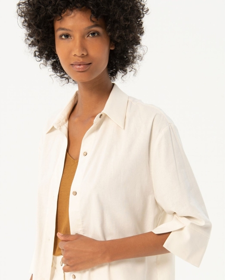 BLUSA MANGA FRANCESA LINO 524NAKI127 SURKANA