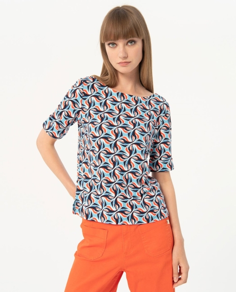 CAMISETA  ESTAMPADA MANGA CORTA 514LOTT011 SURKANA
