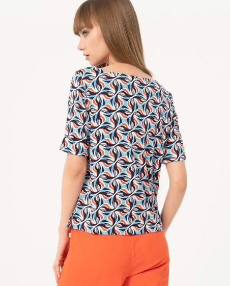 CAMISETA  ESTAMPADA MANGA CORTA 514LOTT011 SURKANA