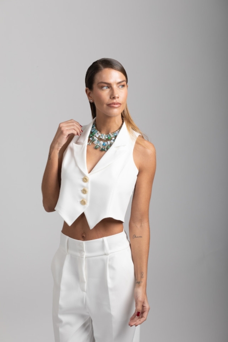 CHALECO MUJER SOLAPA EH3140