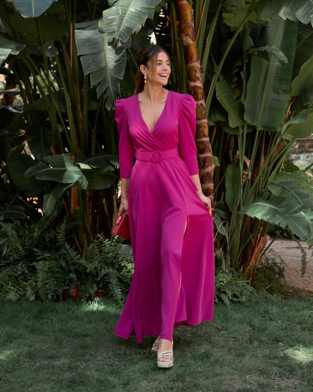 VESTIDO M/L LARGO VUELO