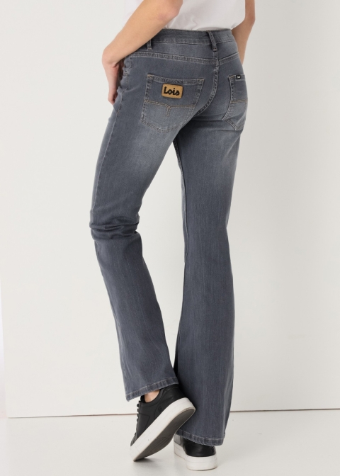 VAQUERO MUJER PATA TROMPETA GRIS DIZZY MAYA LOIS 139949 2