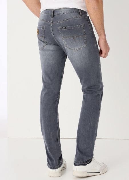 VAQUERO GRIS HOMBRE ROBIN MALIYK SLIM TIRO MEDIO LOIS 139565