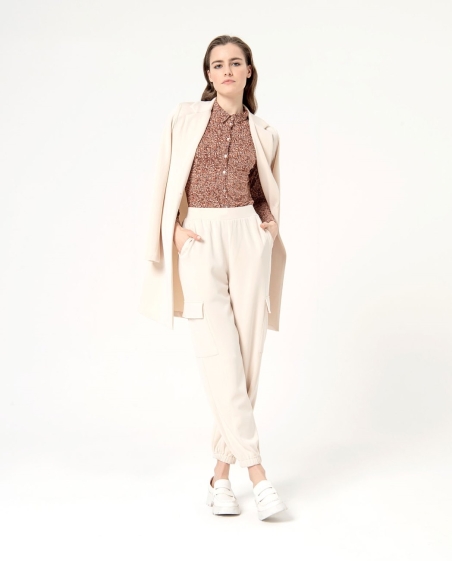 BLUSA CAMISERA MANGA LARGA DIBUJO 554SONA119 SURKANA