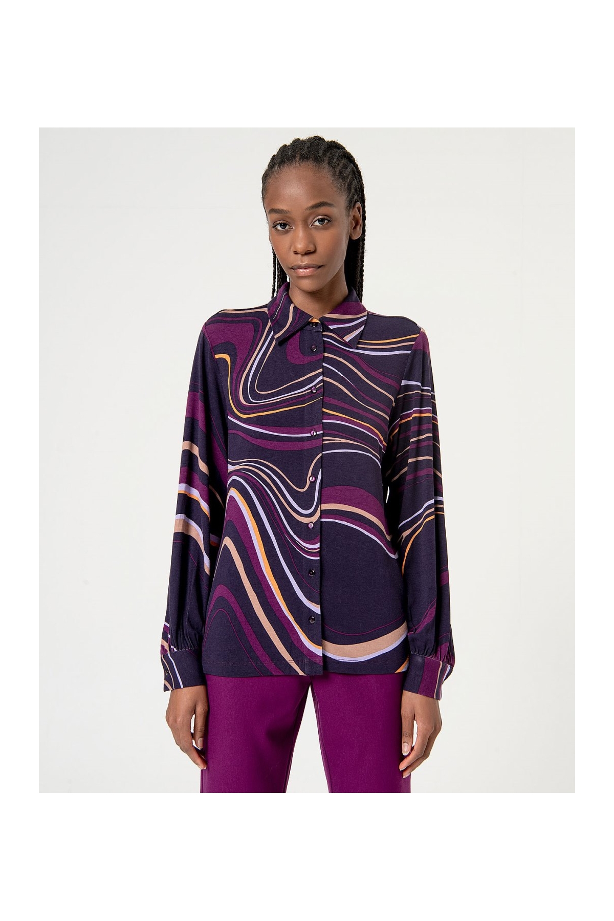 BLUSA MANGA LARGA ONDAS SURKANA 564ALVI113