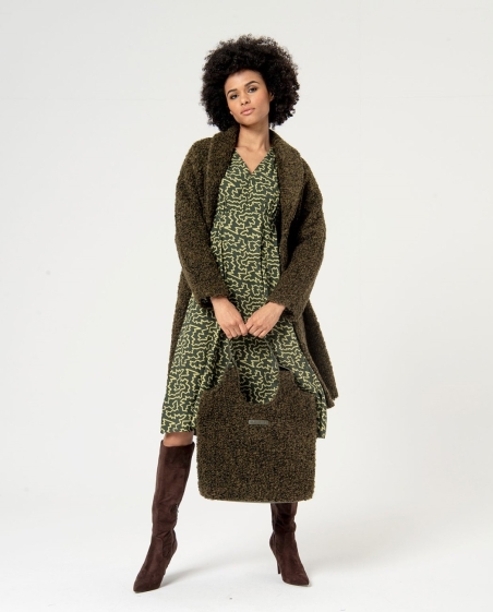 ABRIGO DE RIZO CUELLO SMOKING SURKANA 564RILO423