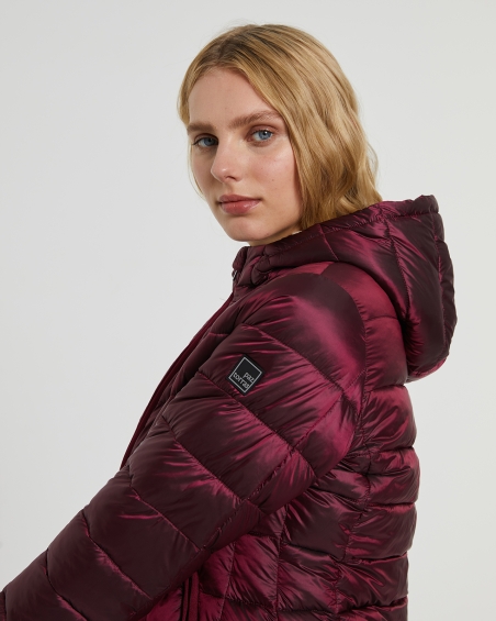 PARKA CORTA BRILLO CAPUCHA PAZ TORRAS 75647