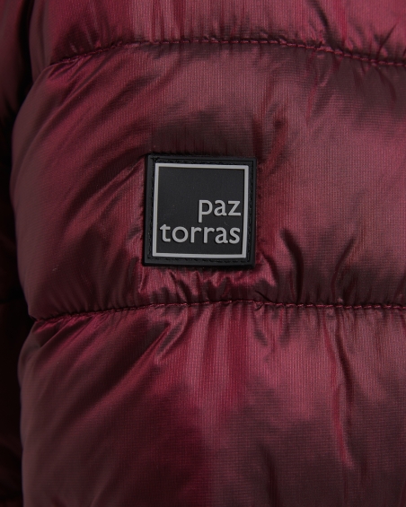 PARKA CORTA BRILLO CAPUCHA PAZ TORRAS 75647