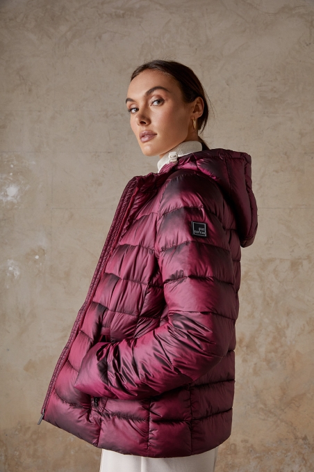 PARKA CORTA BRILLO CAPUCHA PAZ TORRAS 75647