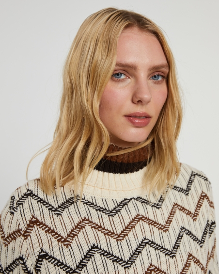 JERSEY CUELLO CISNE ZIG ZAG PAZ TORRAS 98347