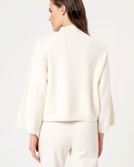 JERSEY MANGA ANCHA CUELLO SEMI-CISNE SURKANA 554NEVI233