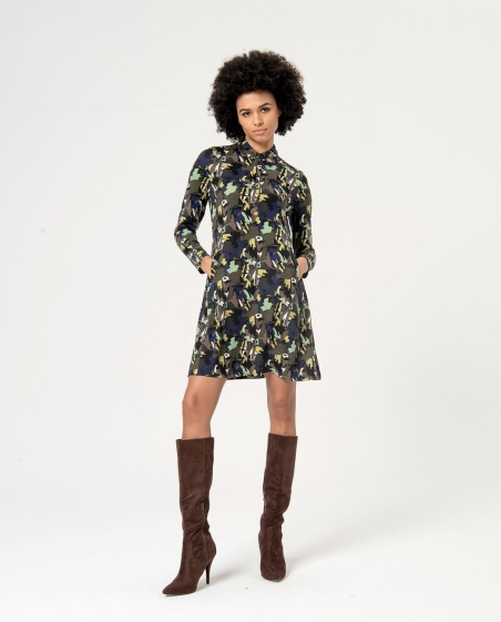 VESTIDO DIBUJO TEJIDO CÁLIDO SURKANA 564ALKE712