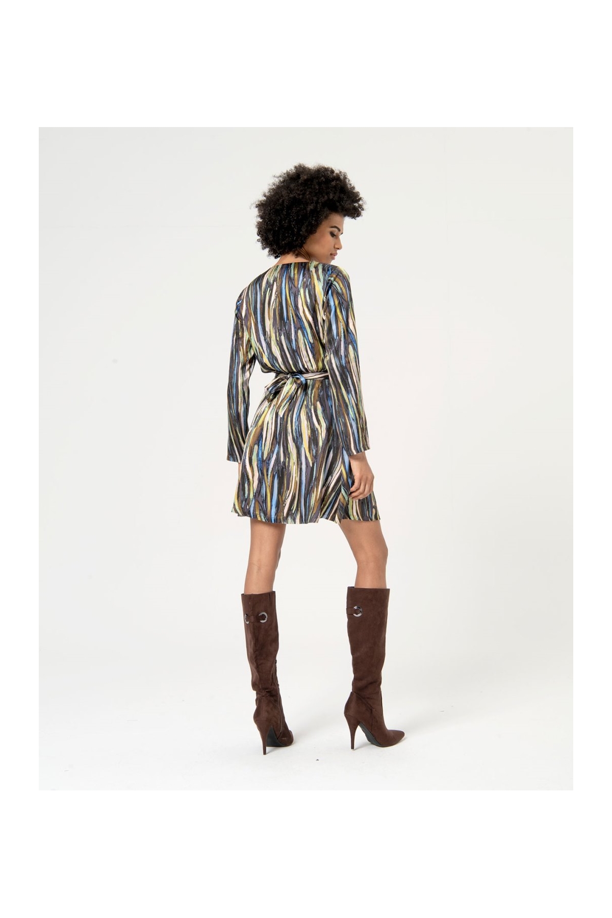 VESTIDO PICO RASO ESTAMPADO SURKANA 564SEVI726