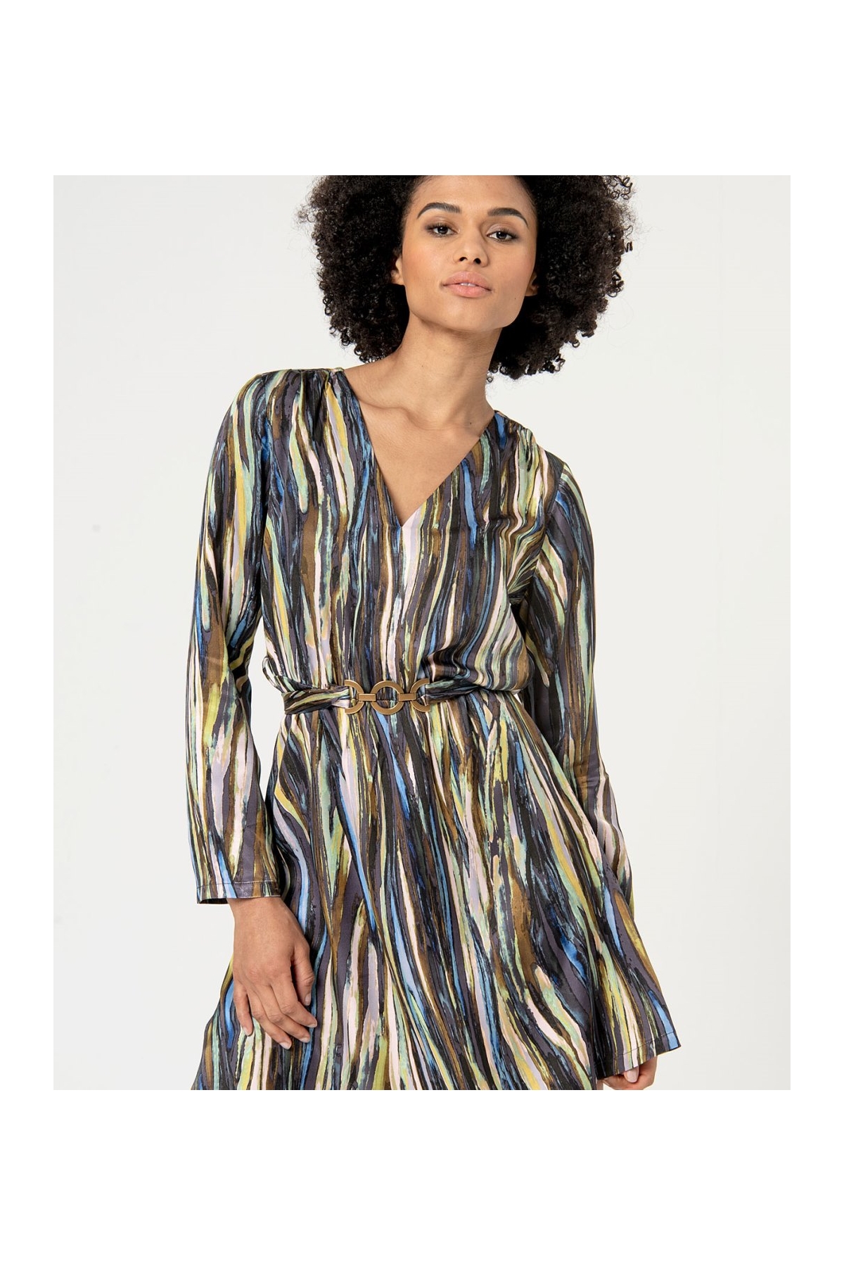 VESTIDO PICO RASO ESTAMPADO SURKANA 564SEVI726