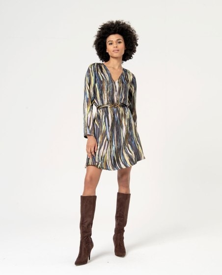 VESTIDO PICO RASO ESTAMPADO SURKANA 564SEVI726