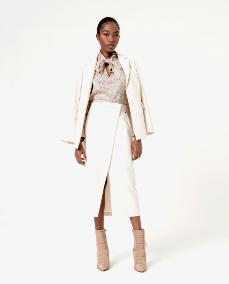 FALDA LARGA LISA RECTA SURKANA 554NESS623