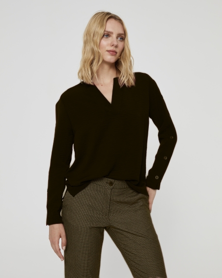 BLUSA PICO MANGA BOTONES PAZ TORRAS 25247