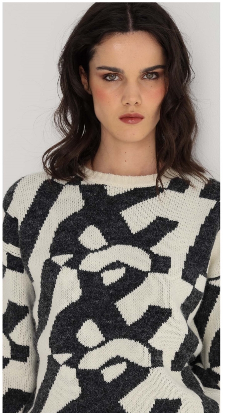 JERSEY MUJER DIBUJO V&L 140838