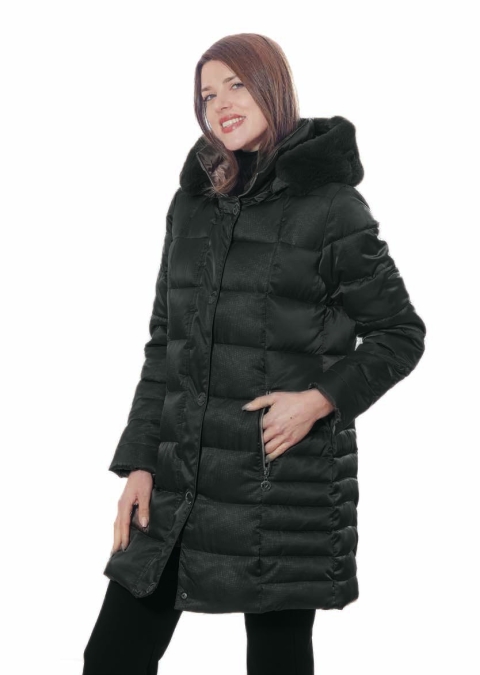 PARKA SRA.LARGA BRILLO