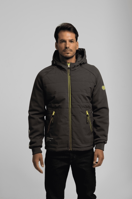 CAZADORA HOMBRE DEPORTIVA CAPUCHA DARIUS42034