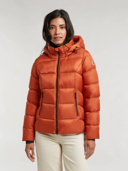 PARKA PLUMAS CORTO CAPUCHA MUJER RESET 2712243