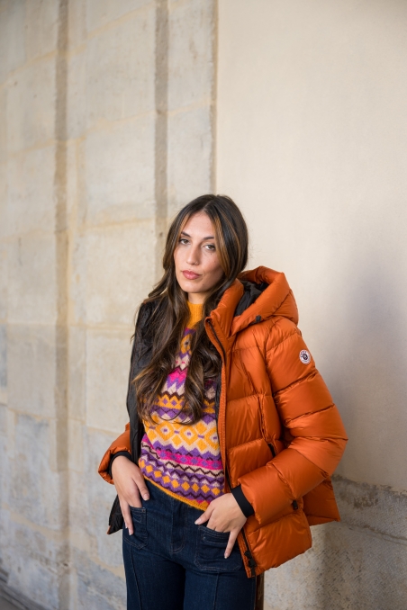 PARKA PLUMAS CORTO CAPUCHA MUJER RESET 2712243