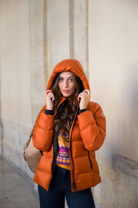 PARKA PLUMAS CORTO CAPUCHA MUJER RESET 2712243