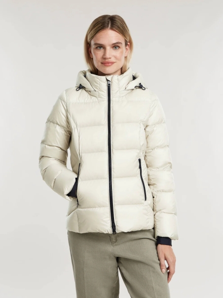 PARKA PLUMAS CORTO CAPUCHA MUJER RESET 2712243