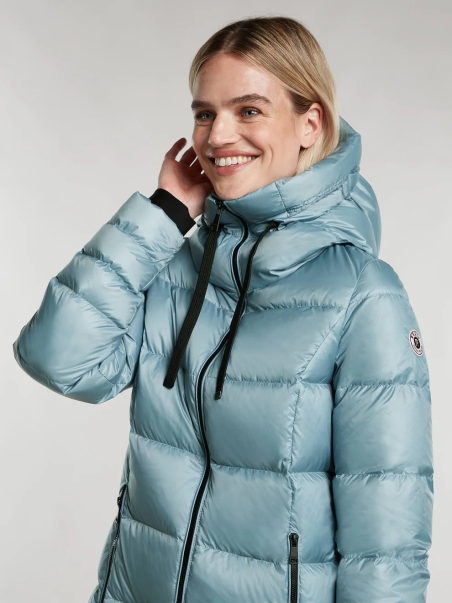 PARKA PLUMAS LARGO CON CAPUCHA RESET 2760243