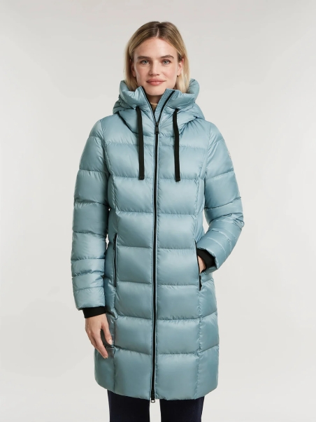 PARKA PLUMAS LARGO CON CAPUCHA RESET 2760243
