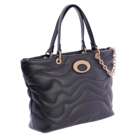 BOLSO SHOPPER DE MANO NEGRO DON ALGODON 7857