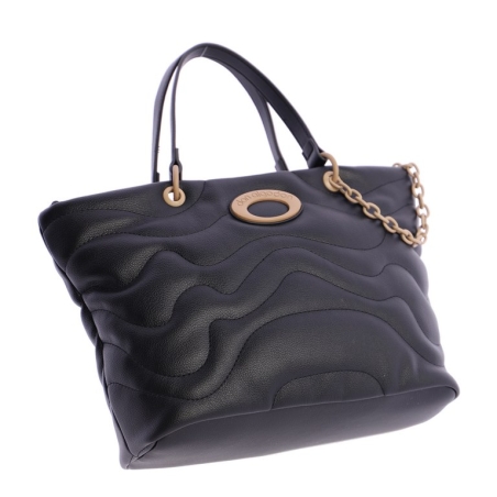 BOLSO SHOPPER DE MANO NEGRO DON ALGODON 7857
