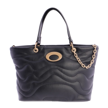 BOLSO SHOPPER DE MANO NEGRO DON ALGODON 7857