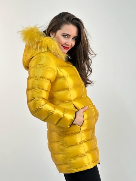 PARKA MUJER BRILLO REVERSIBLE SOLE