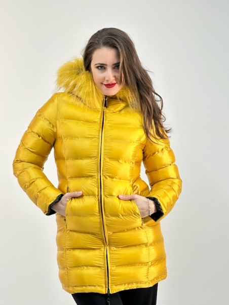 PARKA MUJER BRILLO REVERSIBLE SOLE