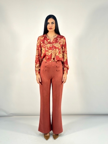 PANTALON CAMPANA ANTELINA BOTONES DH2966