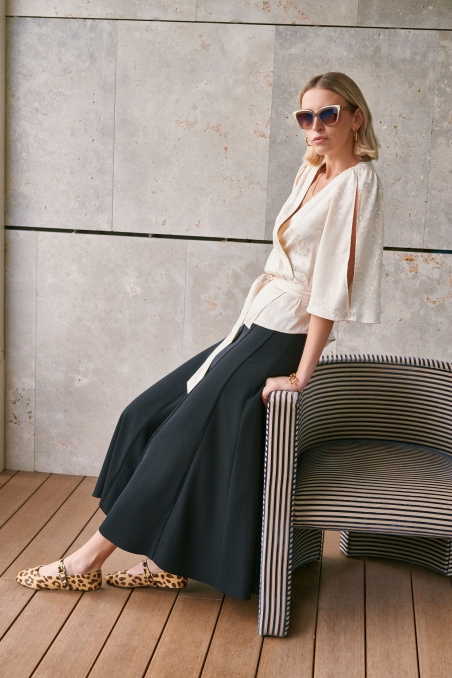 BLUSA CRUZADA RASO LAMUSA CAMILA