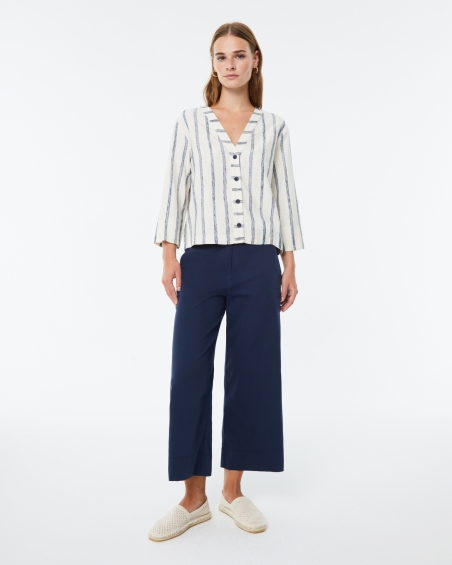 CHAQUETA RAYAS LINO PAZ TORRAS 51848