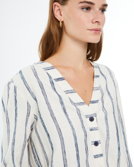 CHAQUETA RAYAS LINO PAZ TORRAS 51848