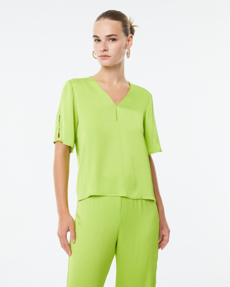 BLUSA RASO LISO RAYADO PAZ TORRAS 21148