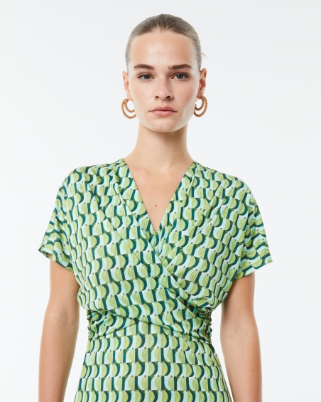 VESTIDO ESTAMPADO PAZ TORRAS 30648