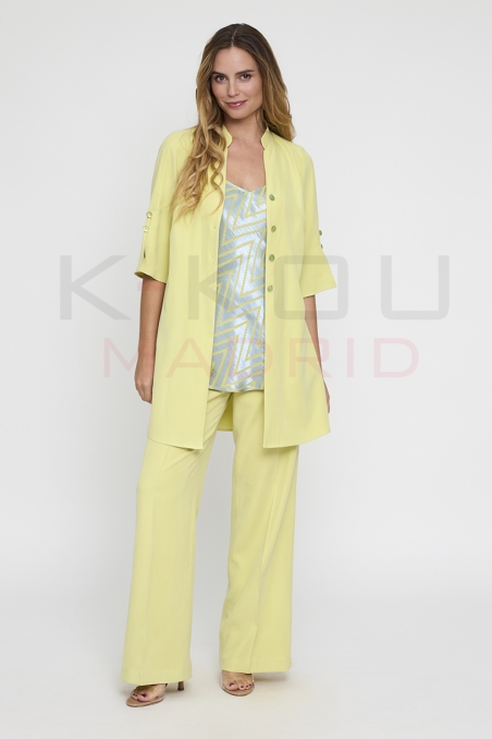 CONJUNTO DE PANTALON COMBINADO K-KOU C20703224073