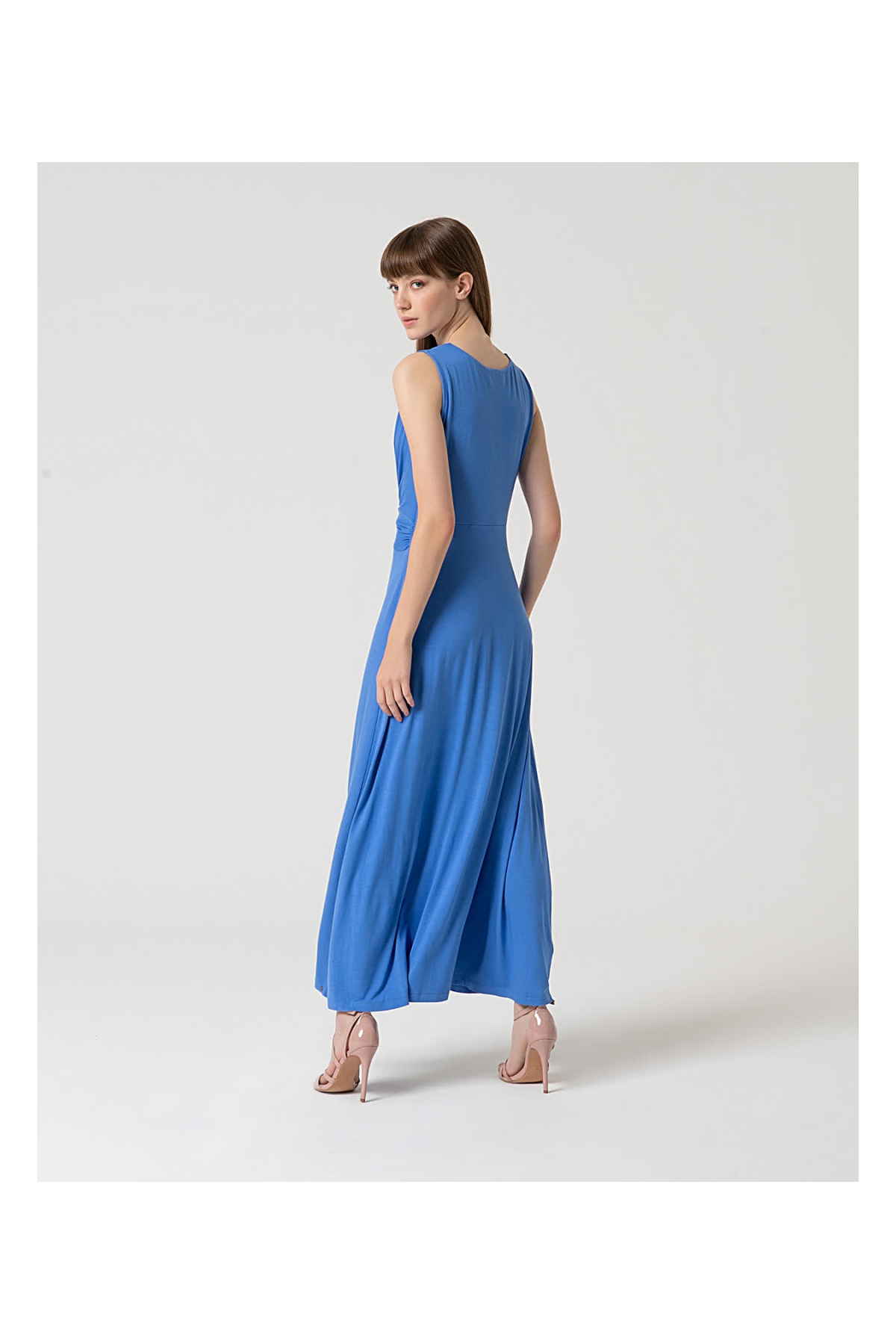 VESTIDO NUDO LISO LARGO SURKANA 525LIRO711