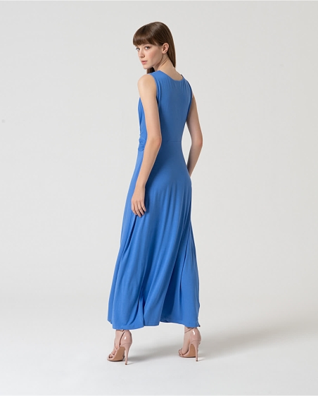 VESTIDO NUDO LISO LARGO SURKANA 525LIRO711