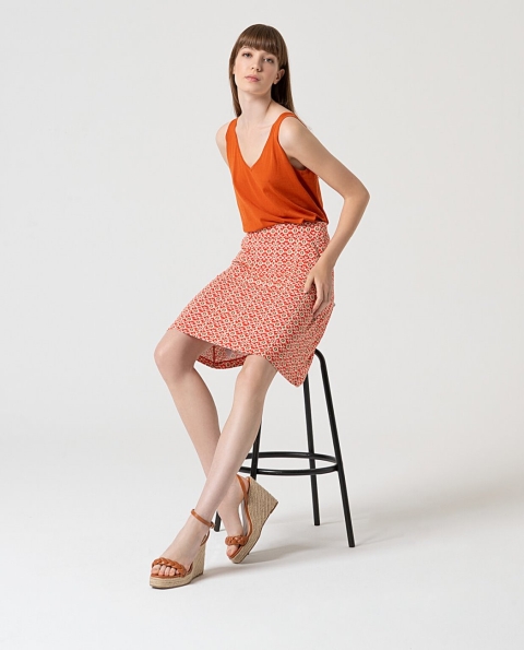 FALDA CORTA ESTAMPADA SURKANA 515KAVI617 2